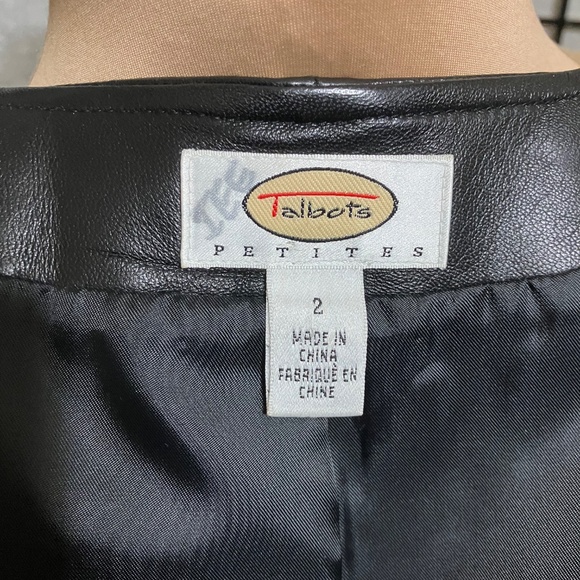 GENUINE BLACK LEATHER VEST TWO WAY ZIP FRONT YKK ZIPPER, FULLY LINED, FITTED - Picture 8 of 9